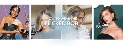 How to wear the flicked bob