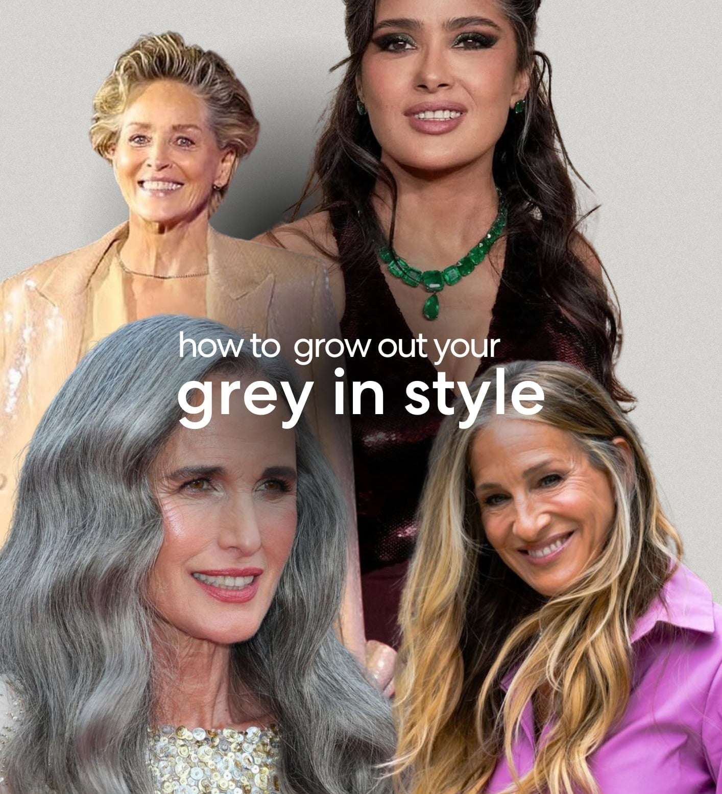 How To Grow Out Your Grey In Style