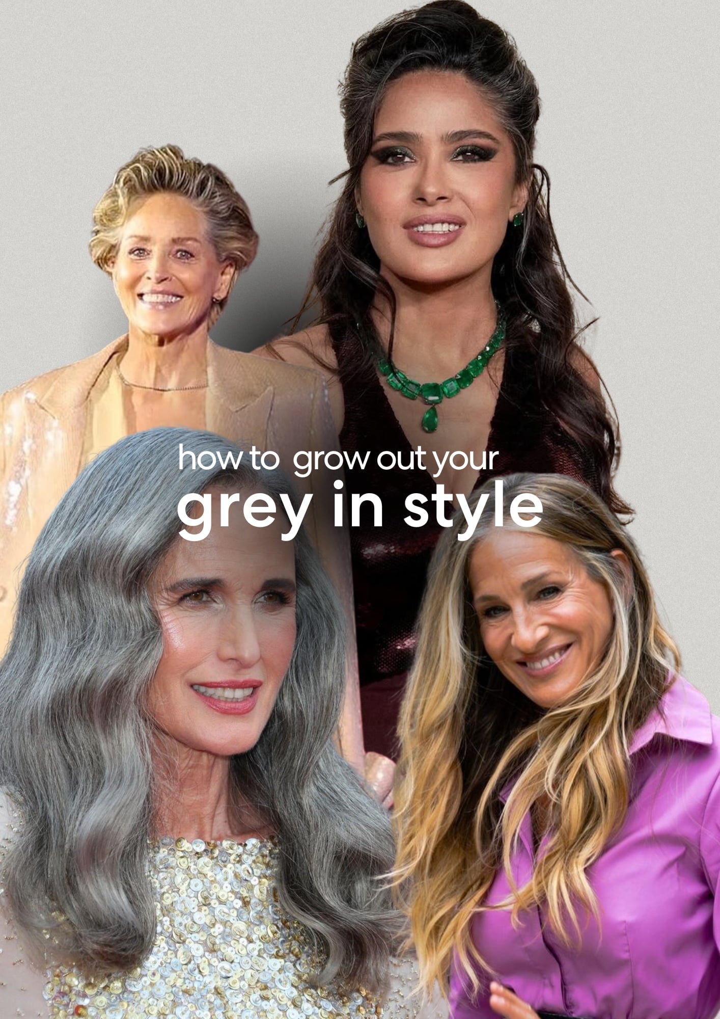 How To Grow Out Your Grey In Style