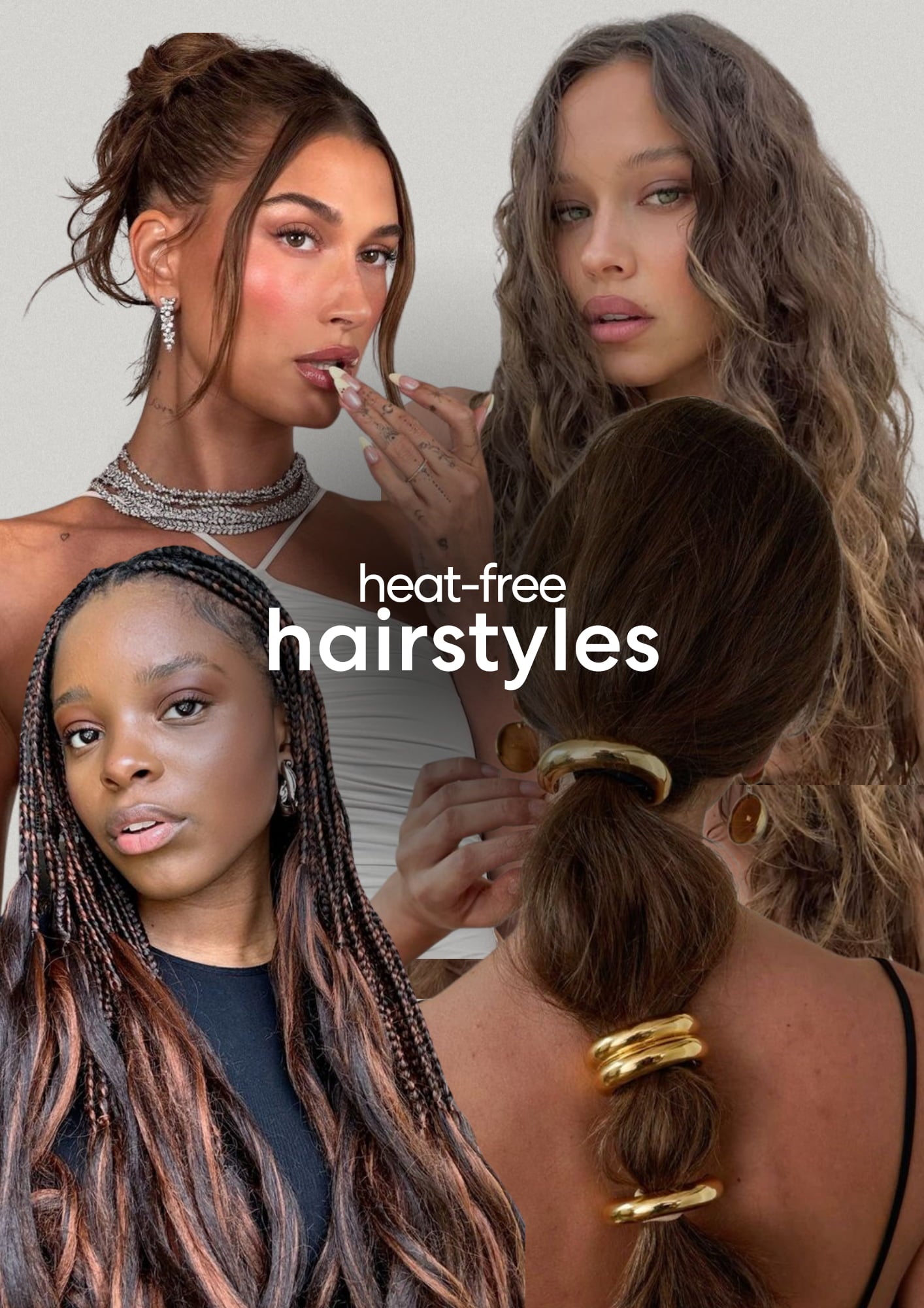 5 Heat-Free Hairstyles That Are Practical And Stylish