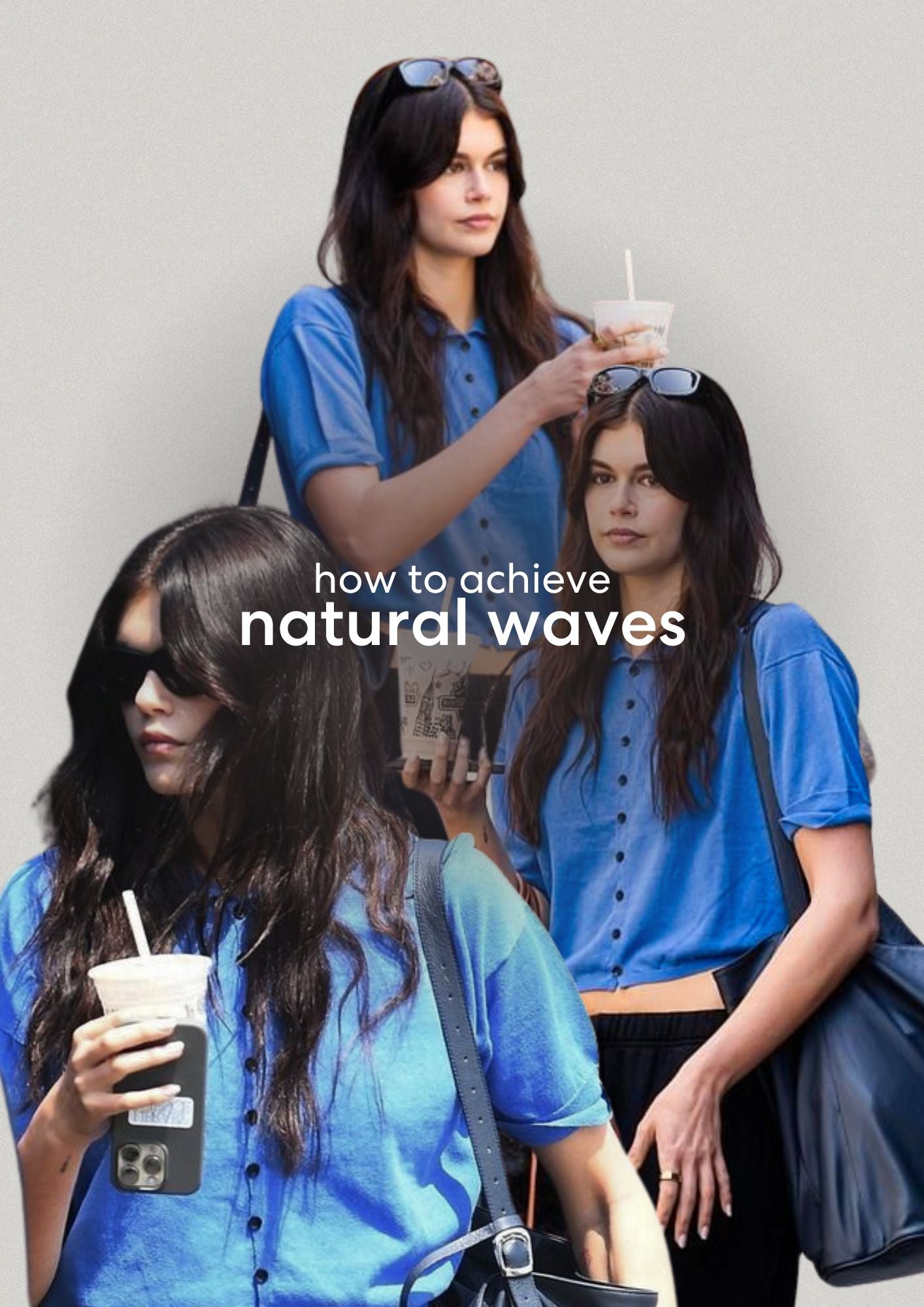 Kaia Gerber’s natural waves couldn’t be easier to create