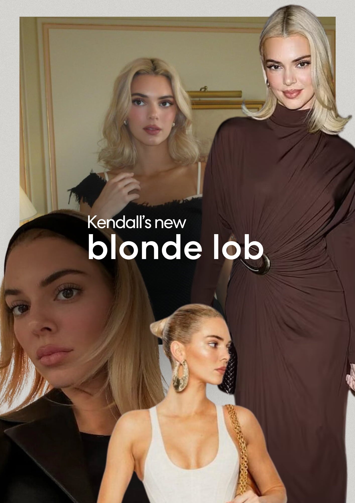 Kendall Jenner’s New Blonde Lob Is Everything