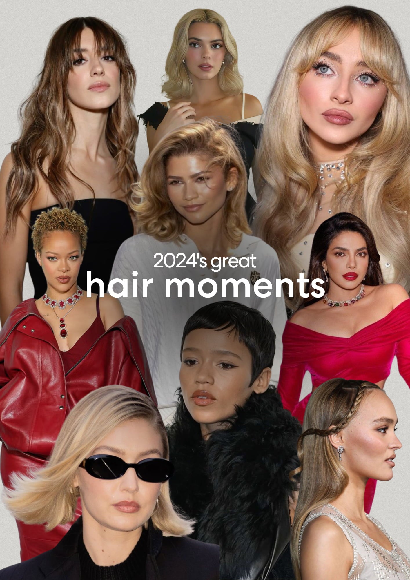 2024 In 10 Great Celebrity Haircuts