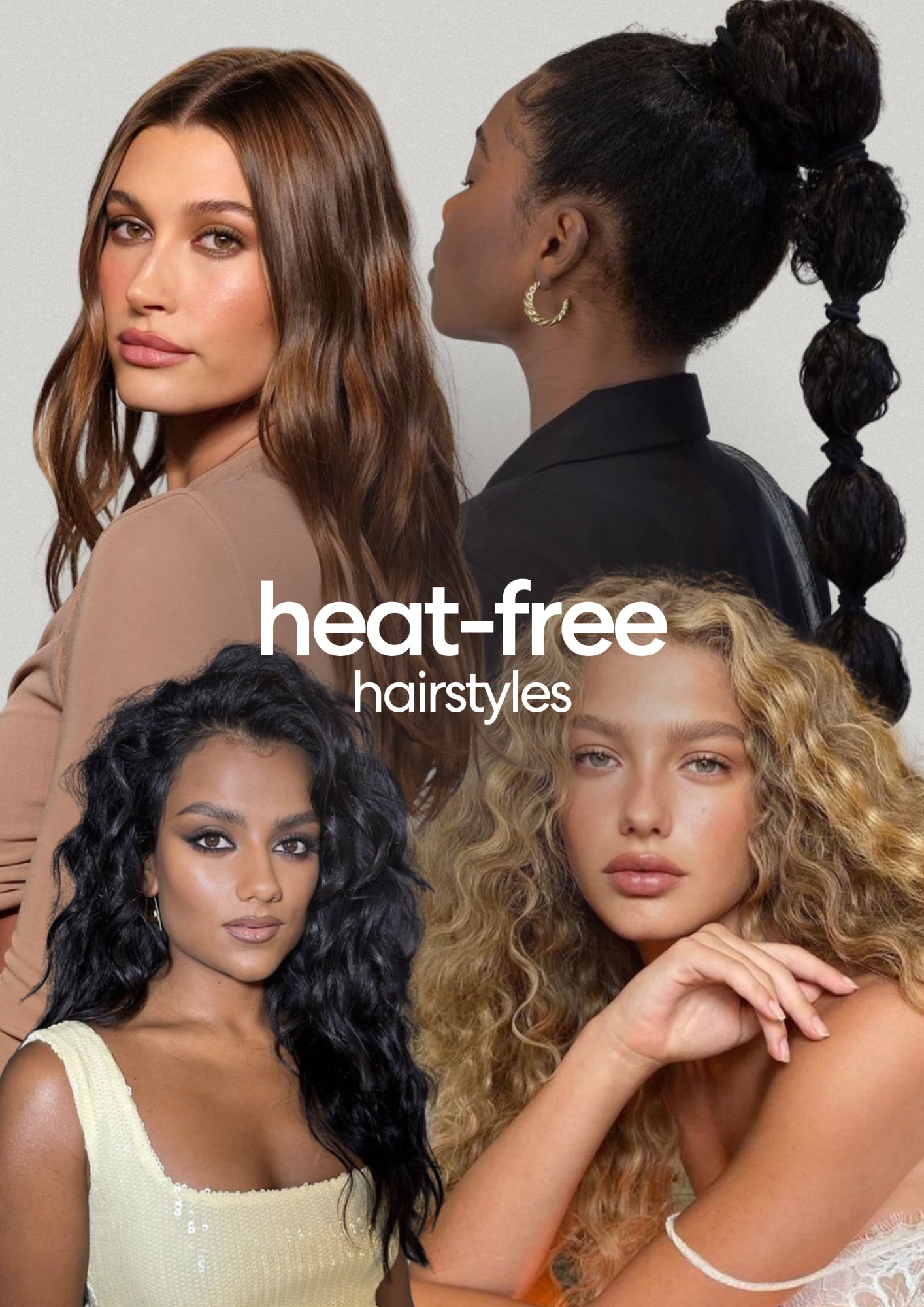 5 Heat-Free Hairstyles For A Chic Summer
