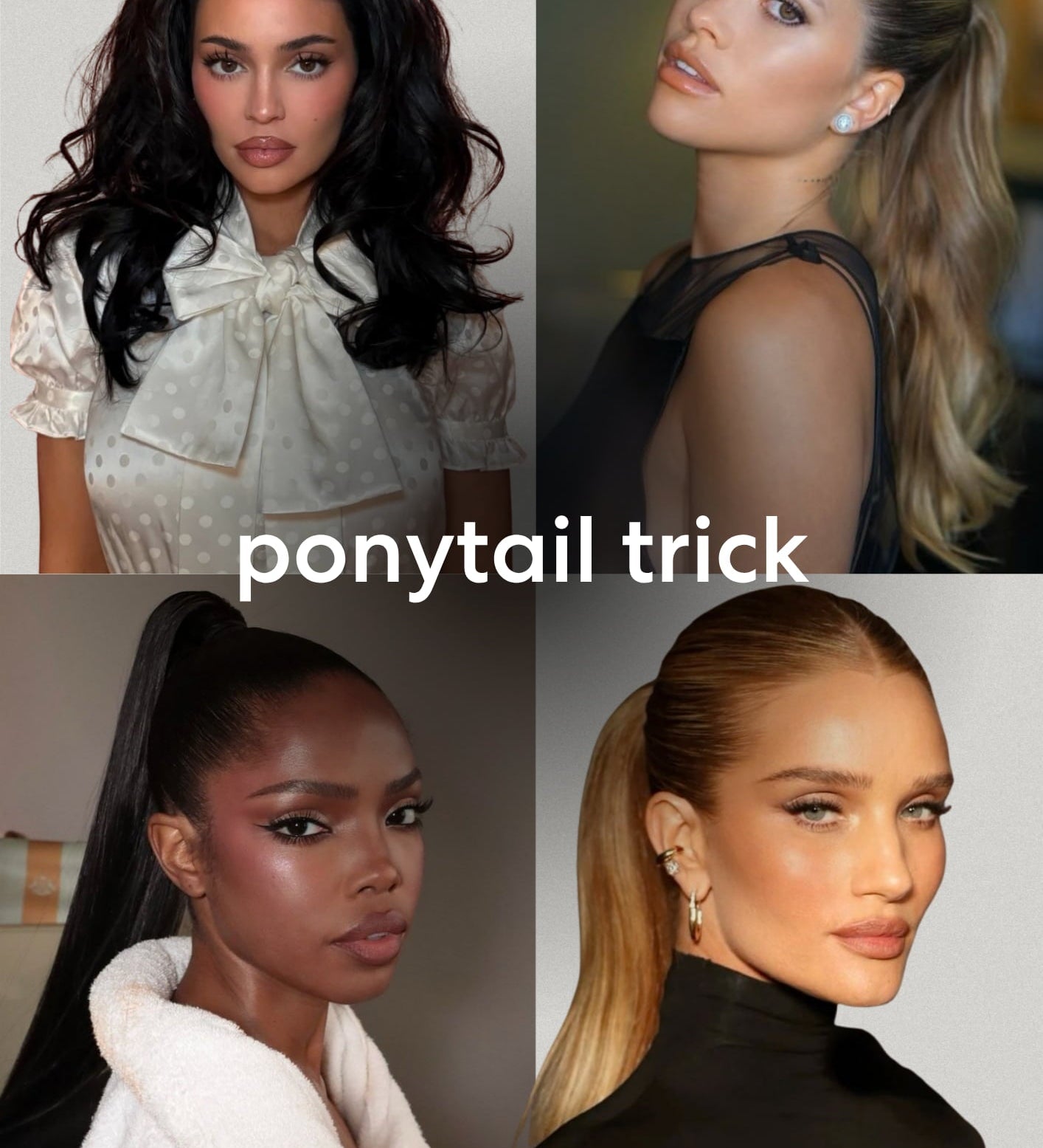 The 10-Second Ponytail Trick For Instant Volume