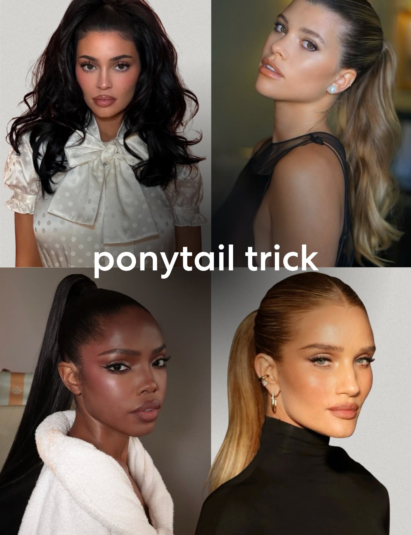 The 10-Second Ponytail Trick For Instant Volume