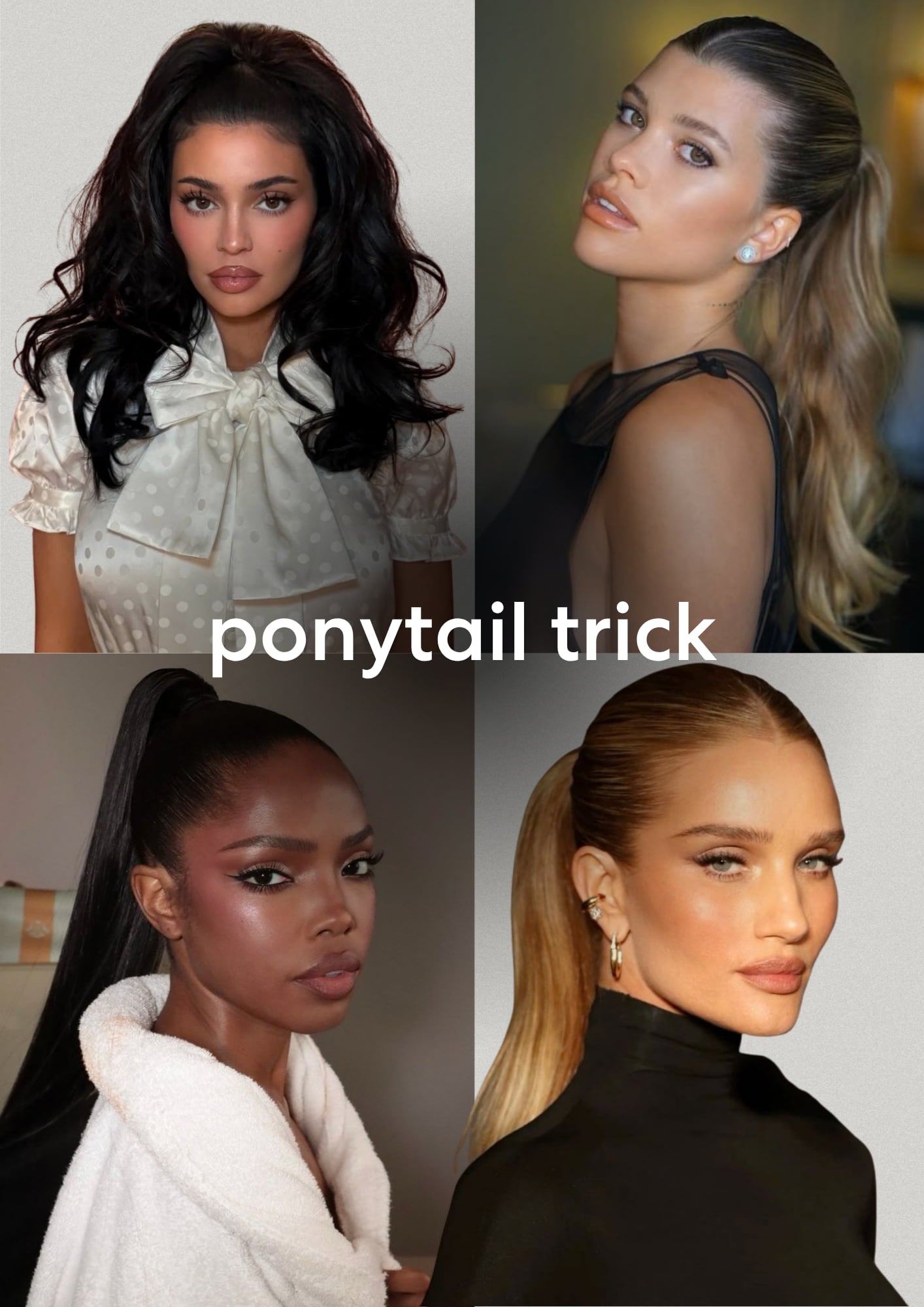 The 10-Second Ponytail Trick For Instant Volume