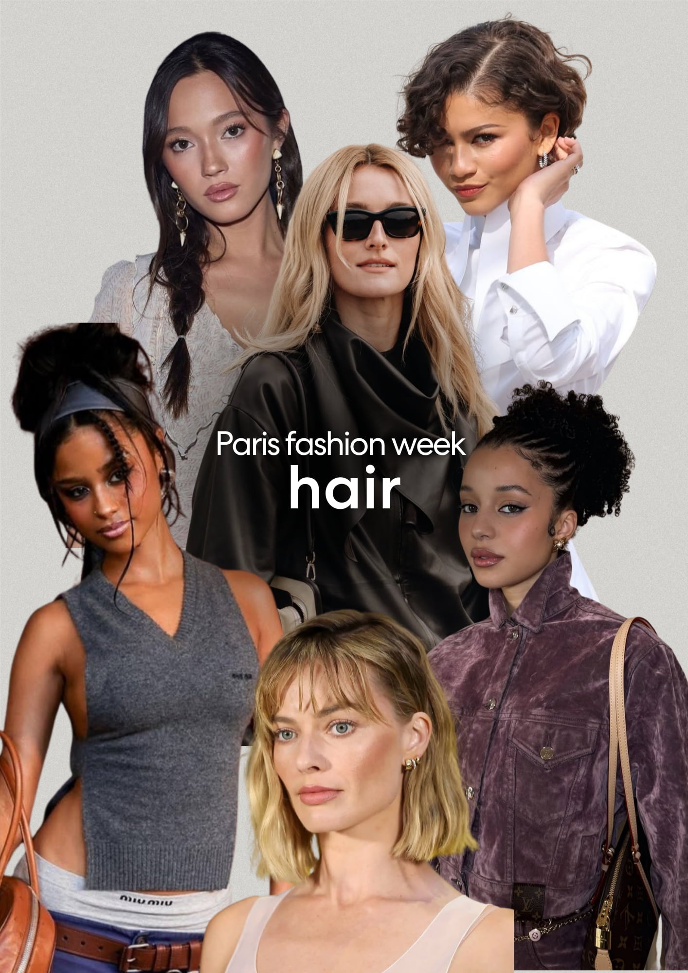 The Best Celebrity Hair Moments At Paris Fashion Week