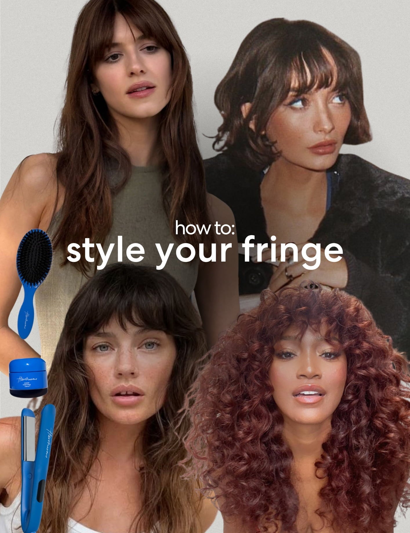 How To Style Your Fringe Just Right