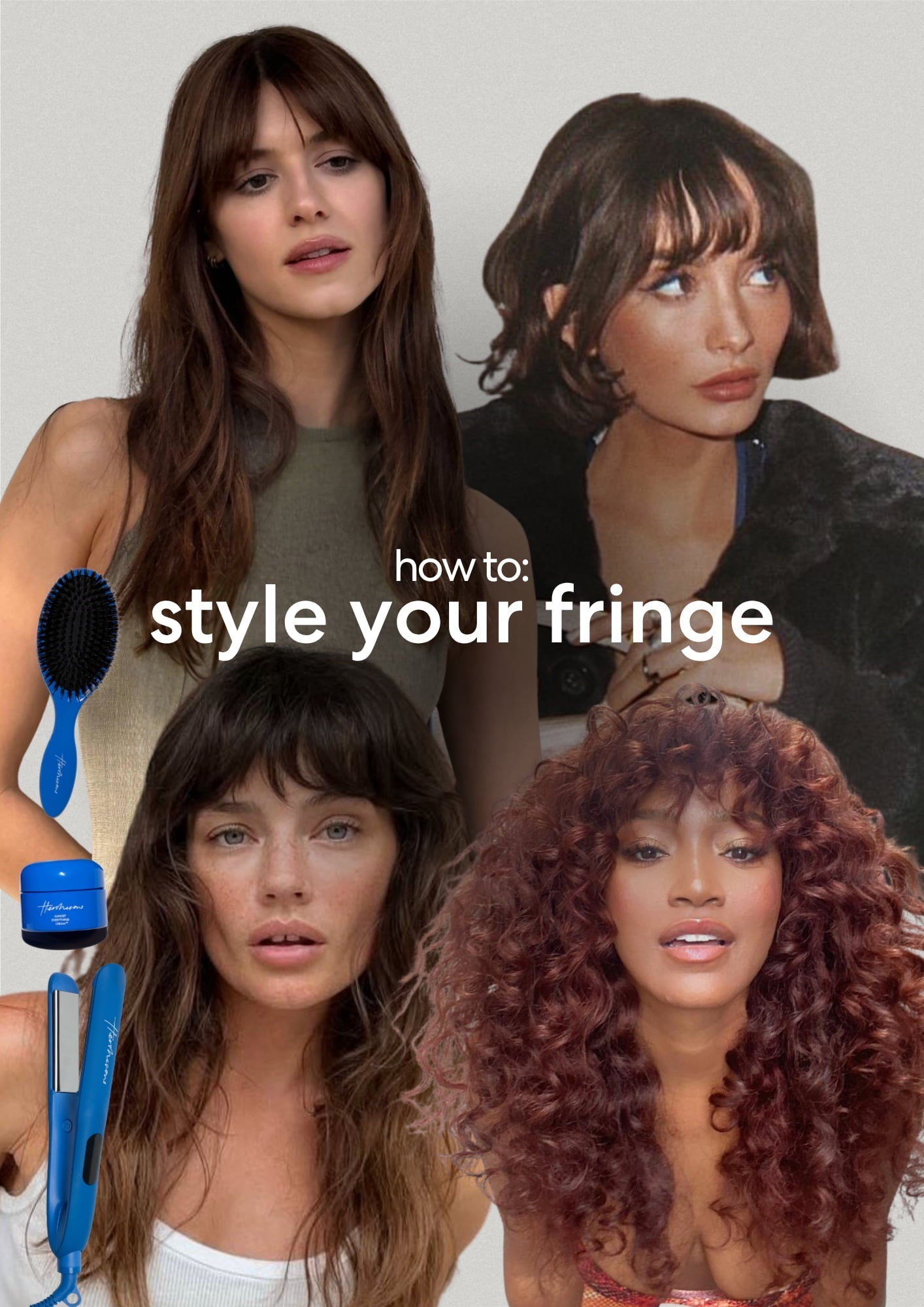How To Style Your Fringe Just Right