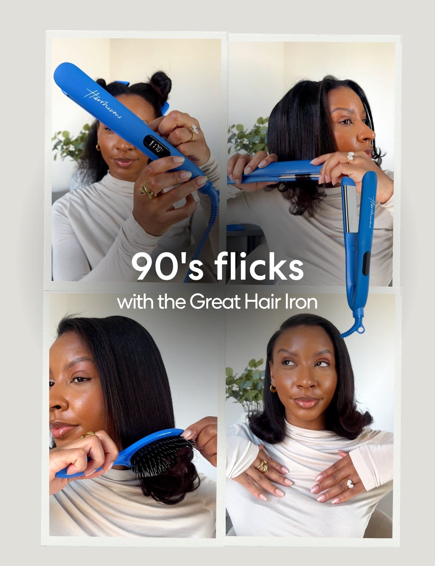 How To Get Chrissie’s Sleek ’90s Bob