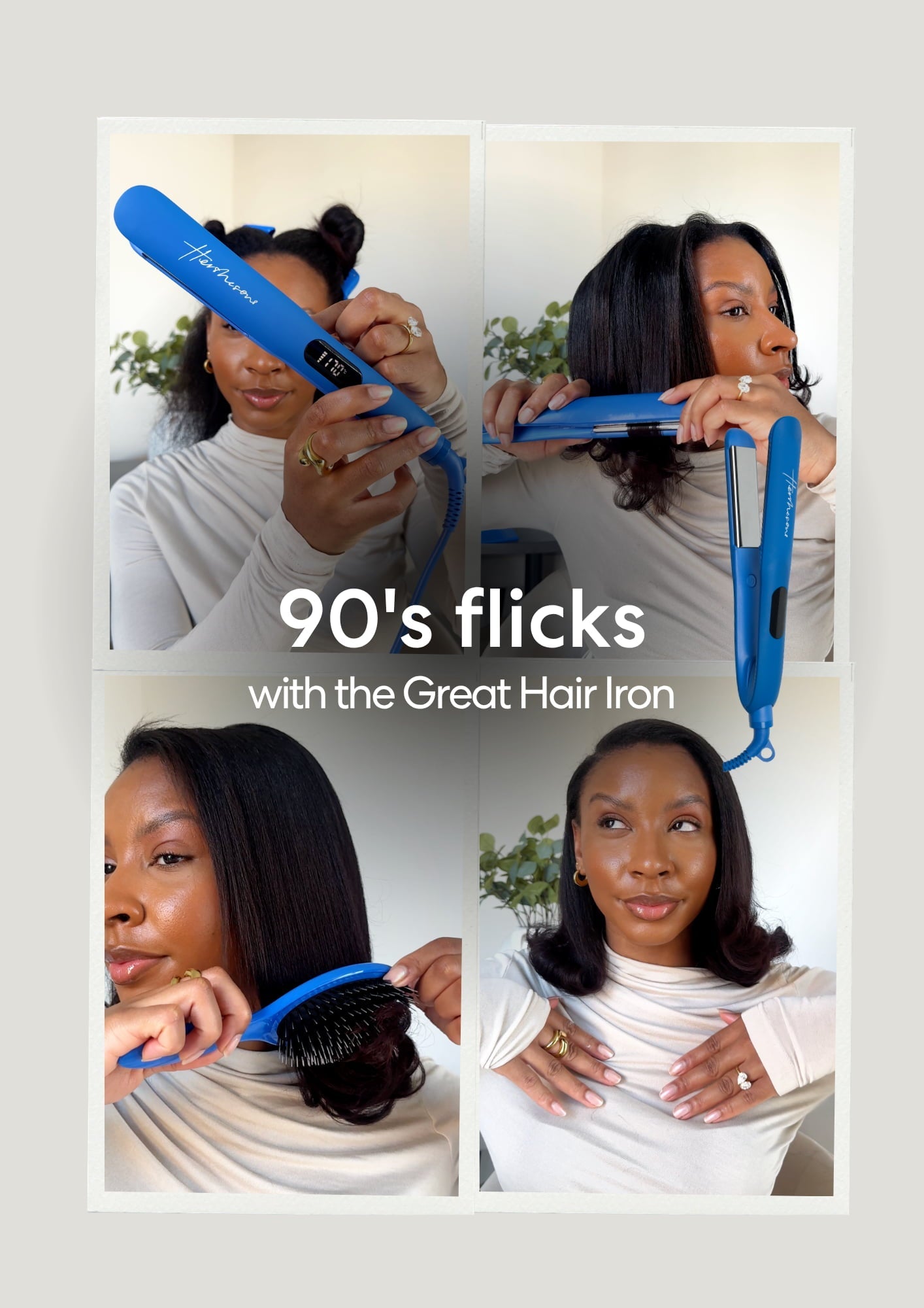 How To Get Chrissie’s Sleek ’90s Bob