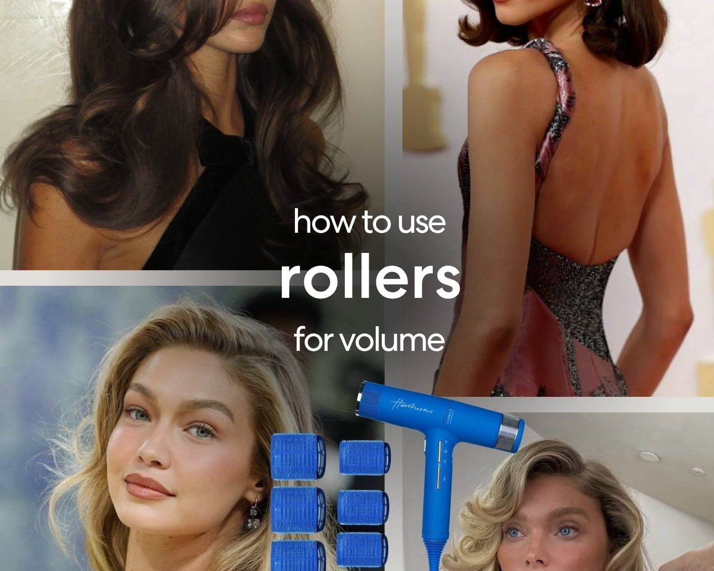 How To Get Big, Bouncy Hair With Rollers