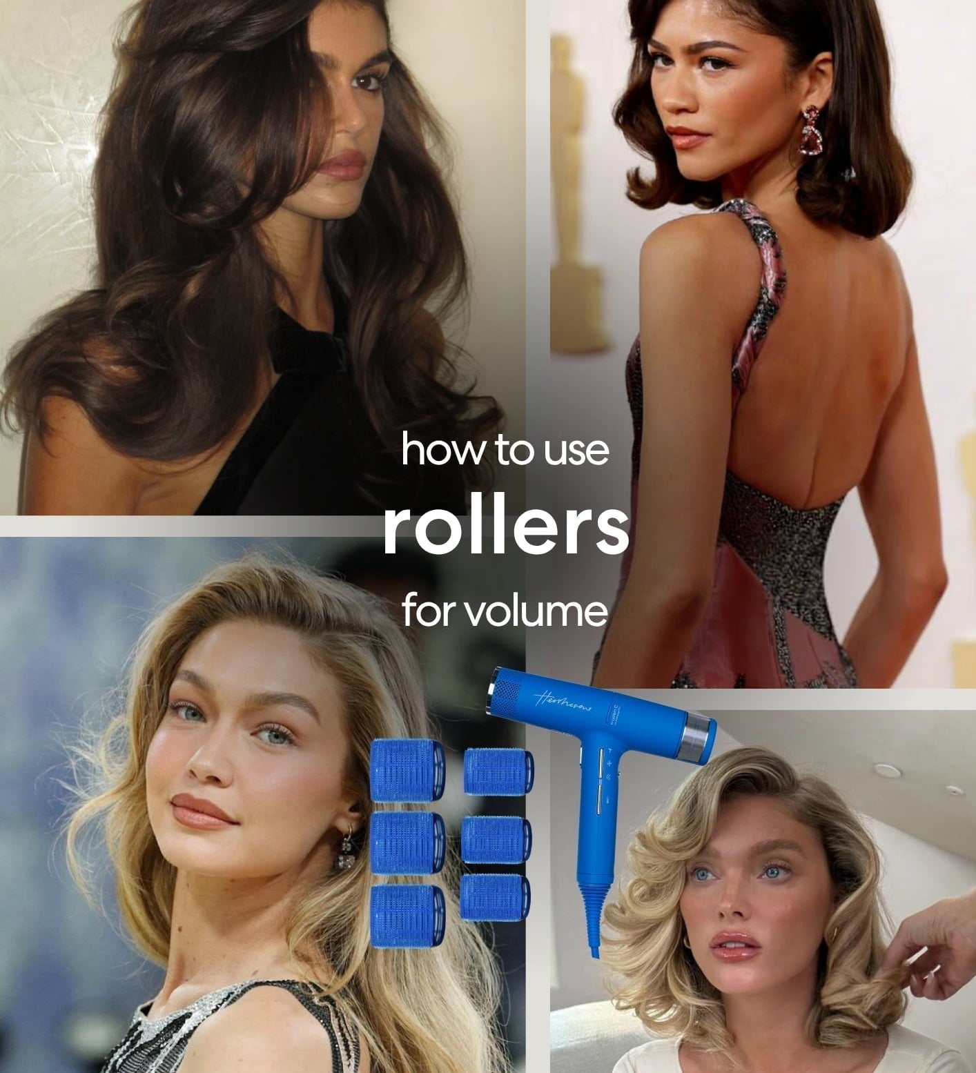 How To Get Big, Bouncy Hair With Rollers