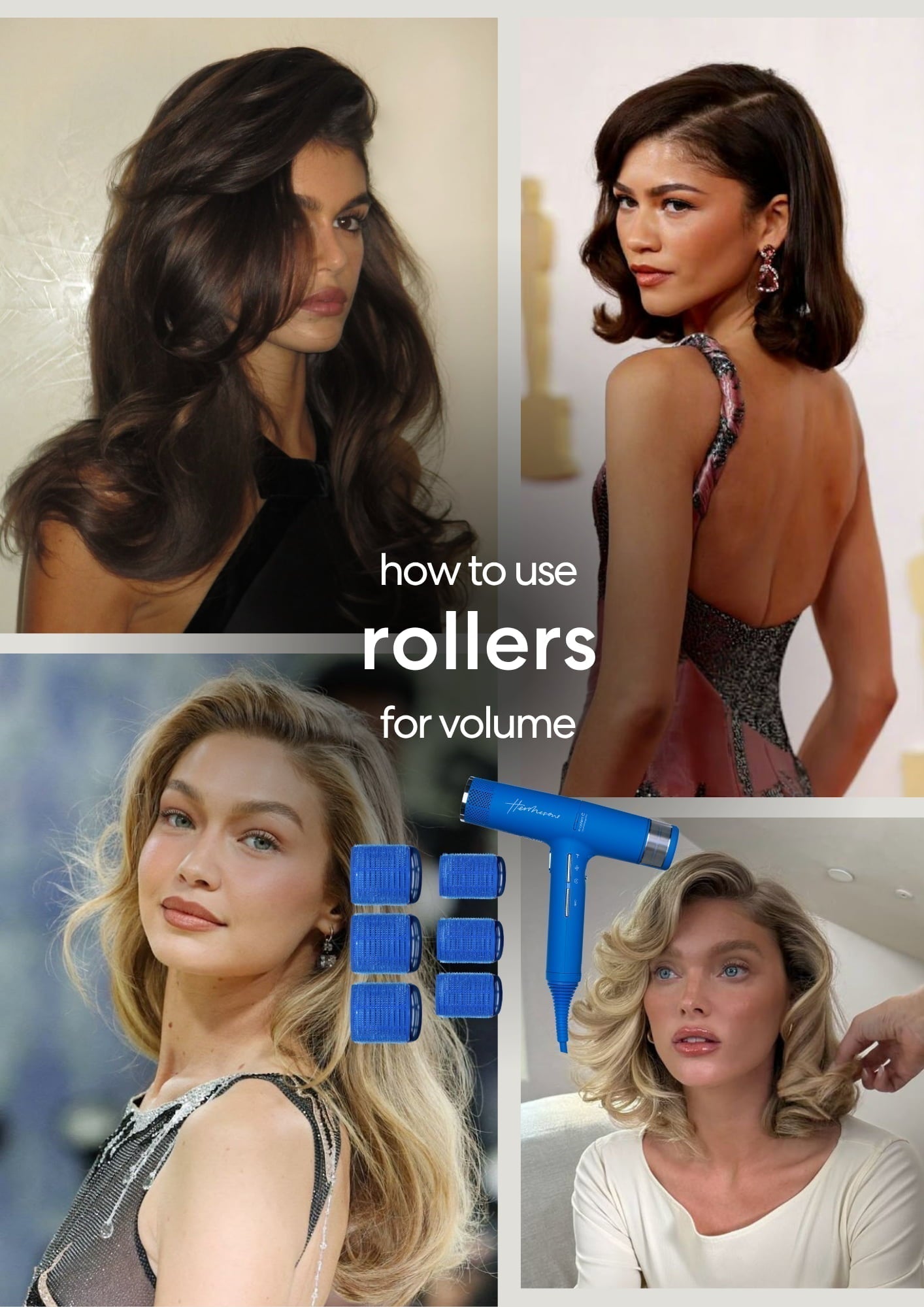 How To Get Big, Bouncy Hair With Rollers