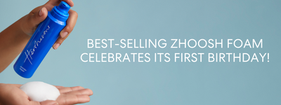BEST-SELLING ZHOOSH FOAM CELEBRATES ITS FIRST BIRTHDAY!