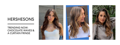 TRENDING NOW: CHOCOLATE WAVES & A CURTAIN FRINGE