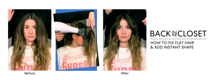 HOW TO FIX FLAT HAIR AND ADD INSTANT SHAPE