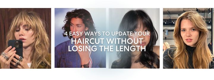 4 easy ways to update your haircut without losing the length