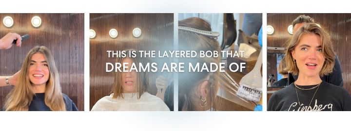 This is the layered bob that dreams are made of