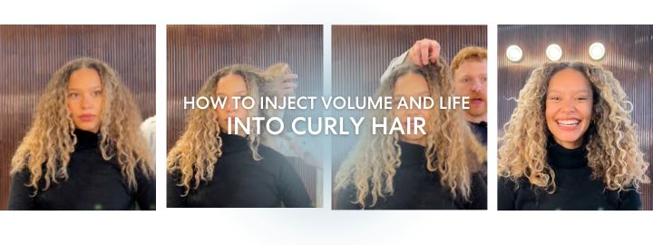 How to add volume to curly hair