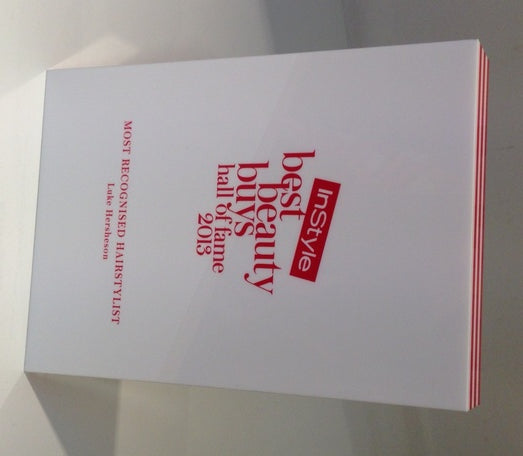 LUKE WINS INSTYLE'S 2013 'MOST RECOGNISED HAIRSTYLIST'.....THANKS INSTYLE!