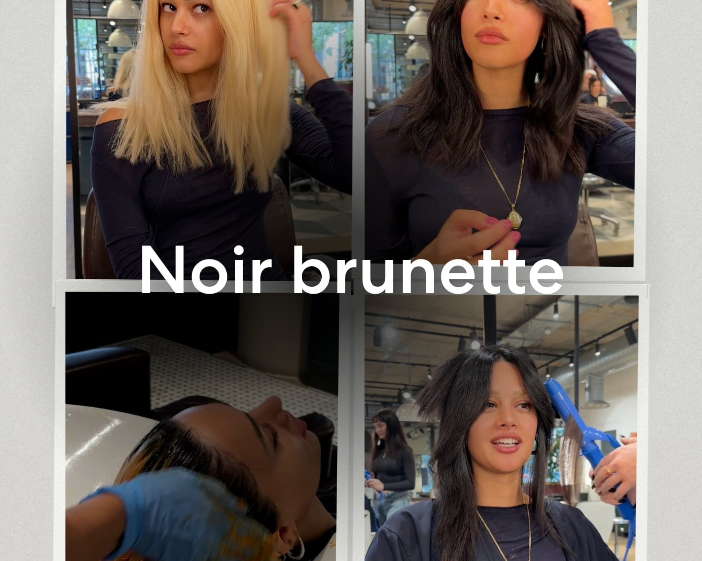 Bye Blonde, Hello Noir Brunette