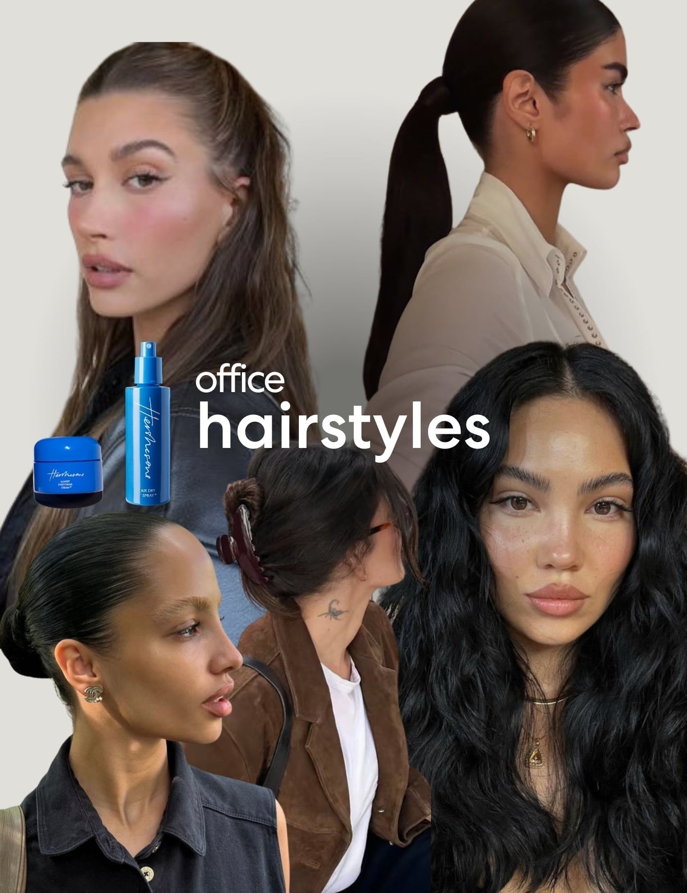 5 Easy Office Hairstyles You Can Do In Under A Minute