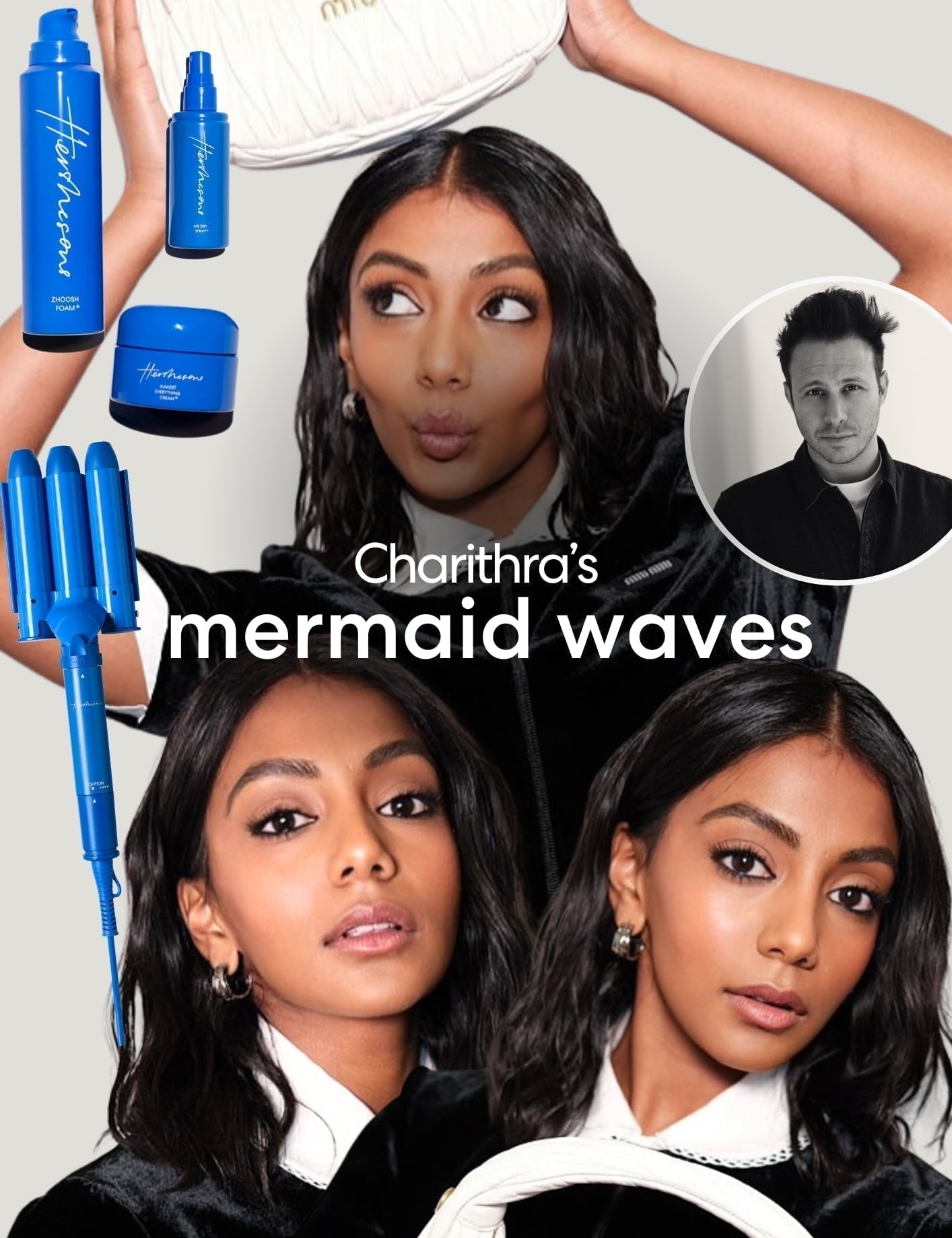 Spring Hair Goals: See Charithra’s Mermaid Waves