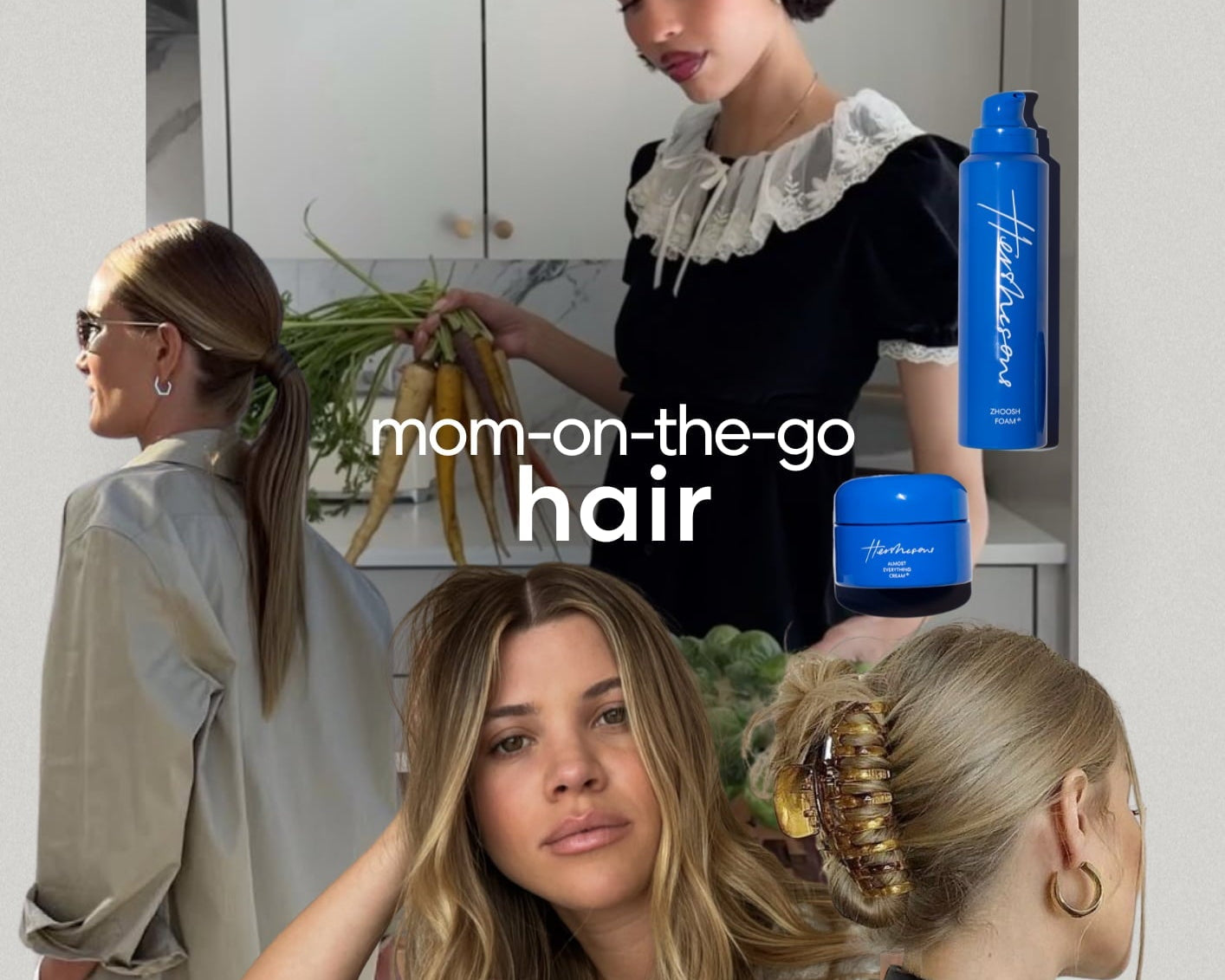4 Mum-On-The-Go Hairstyles That Look Chic in 60 Seconds