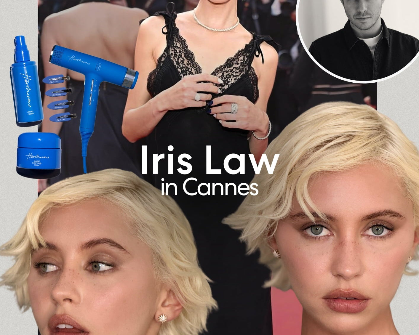 How Luke Gave Iris Law The Coolest Hair On The Cannes Red Carpet