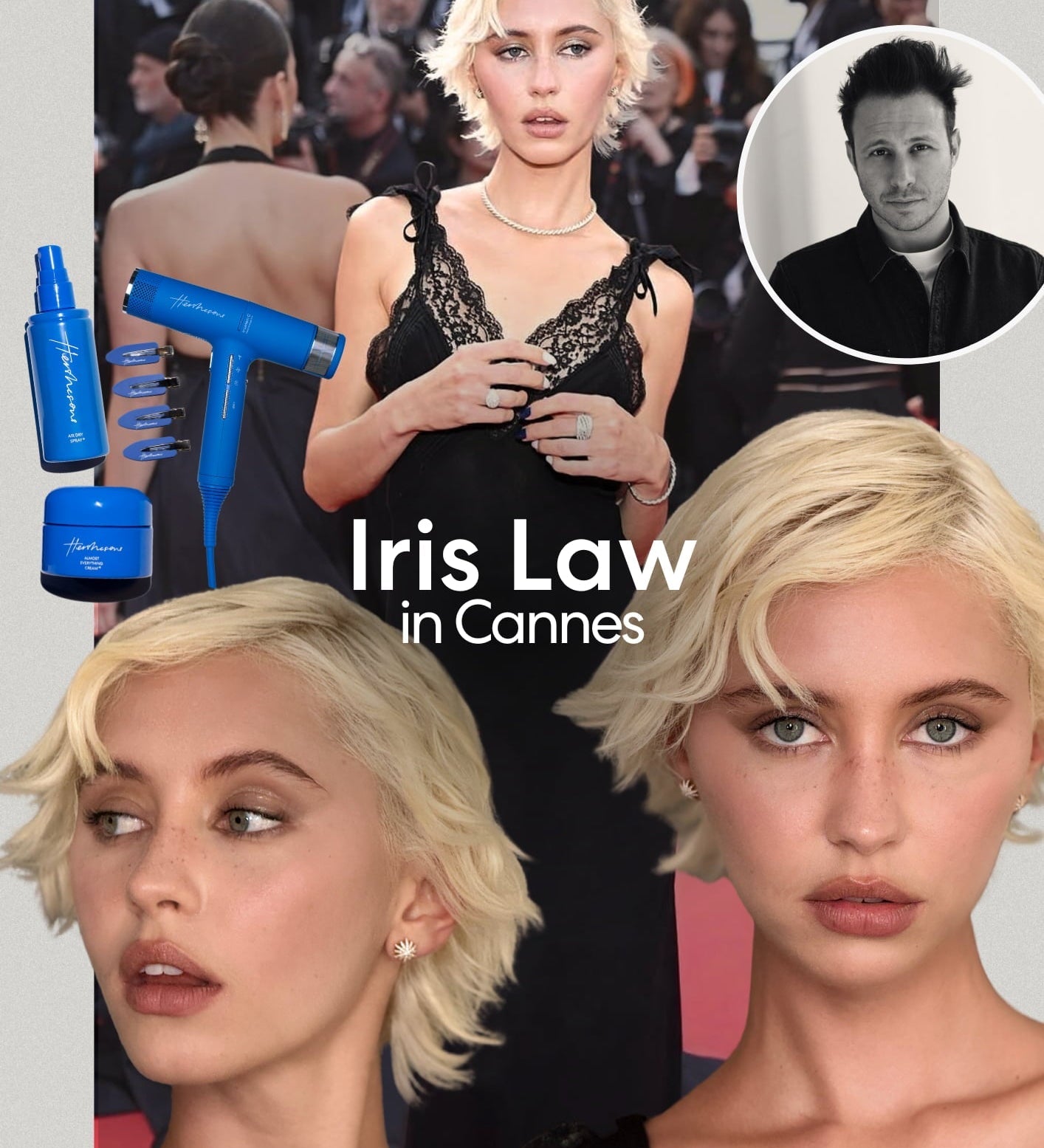 How Luke Gave Iris Law The Coolest Hair On The Cannes Red Carpet