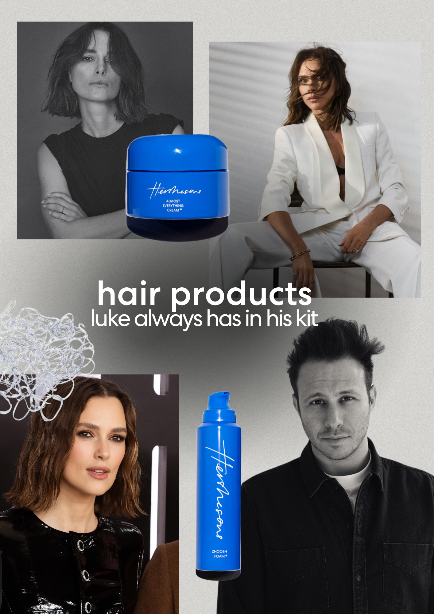 The Hair Products Luke Always Has In His Kit
