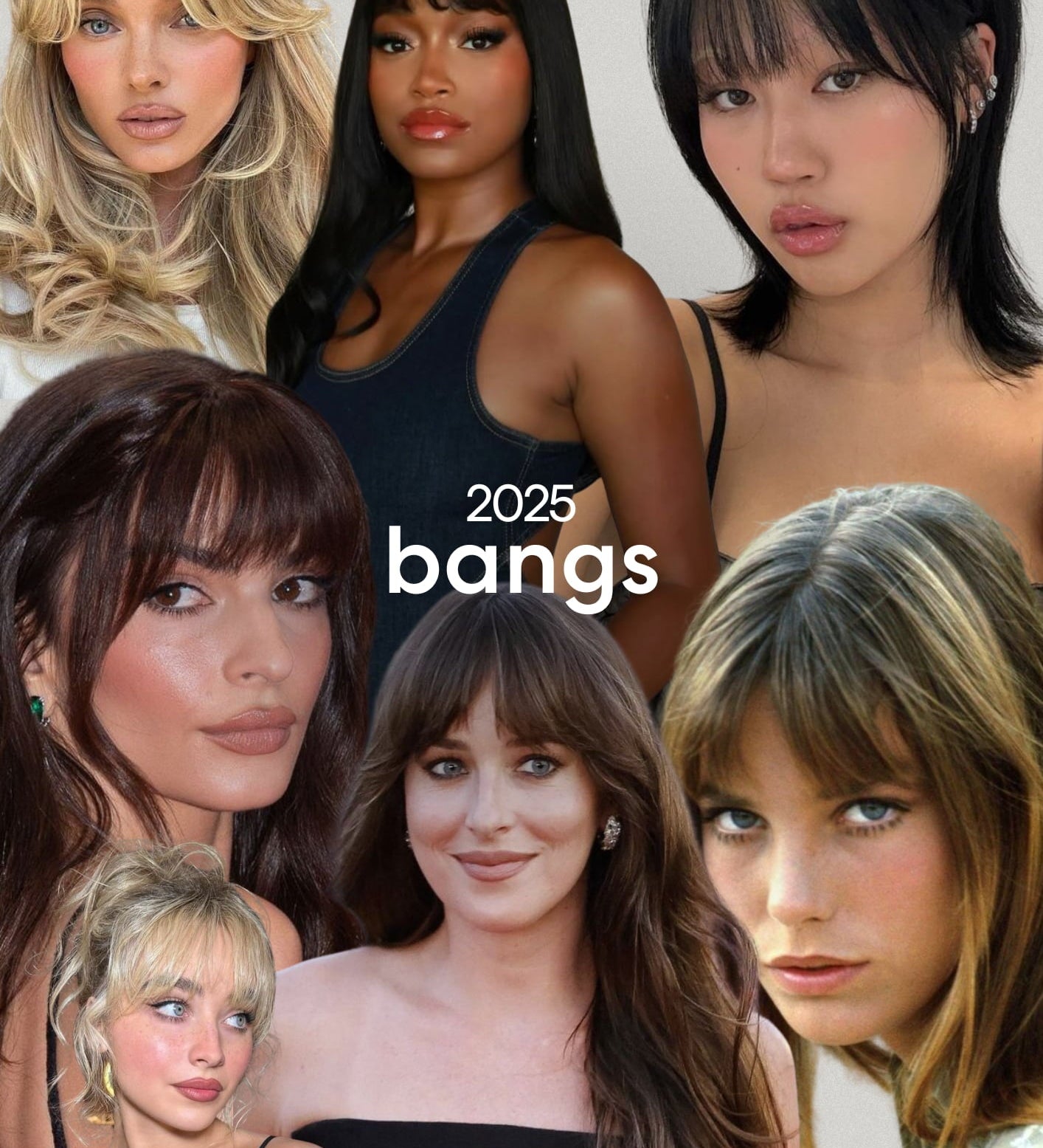 5 Face-Framing Fringes To Inspire Your 2025 Look