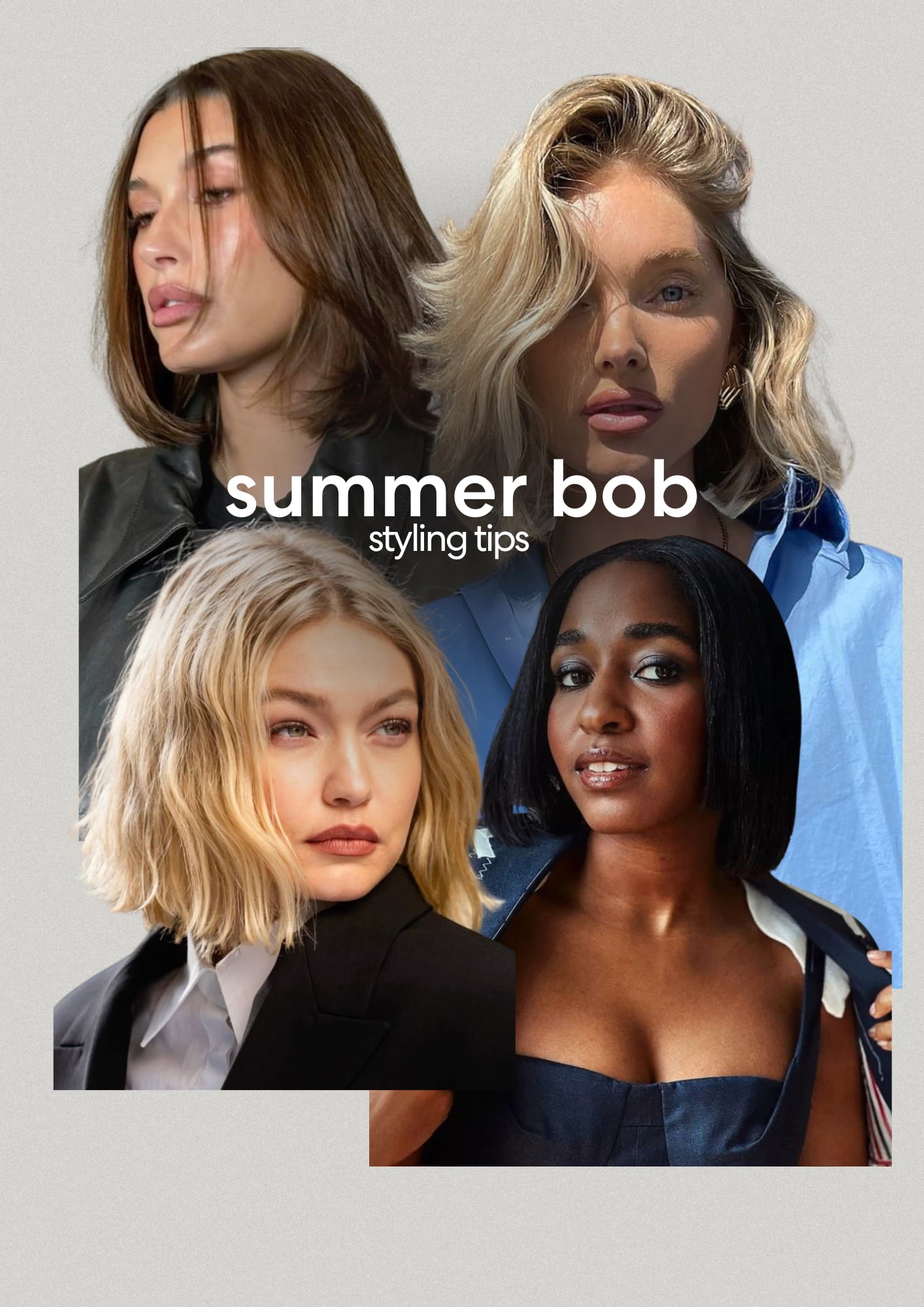 How To Style Your Bob During The Summer