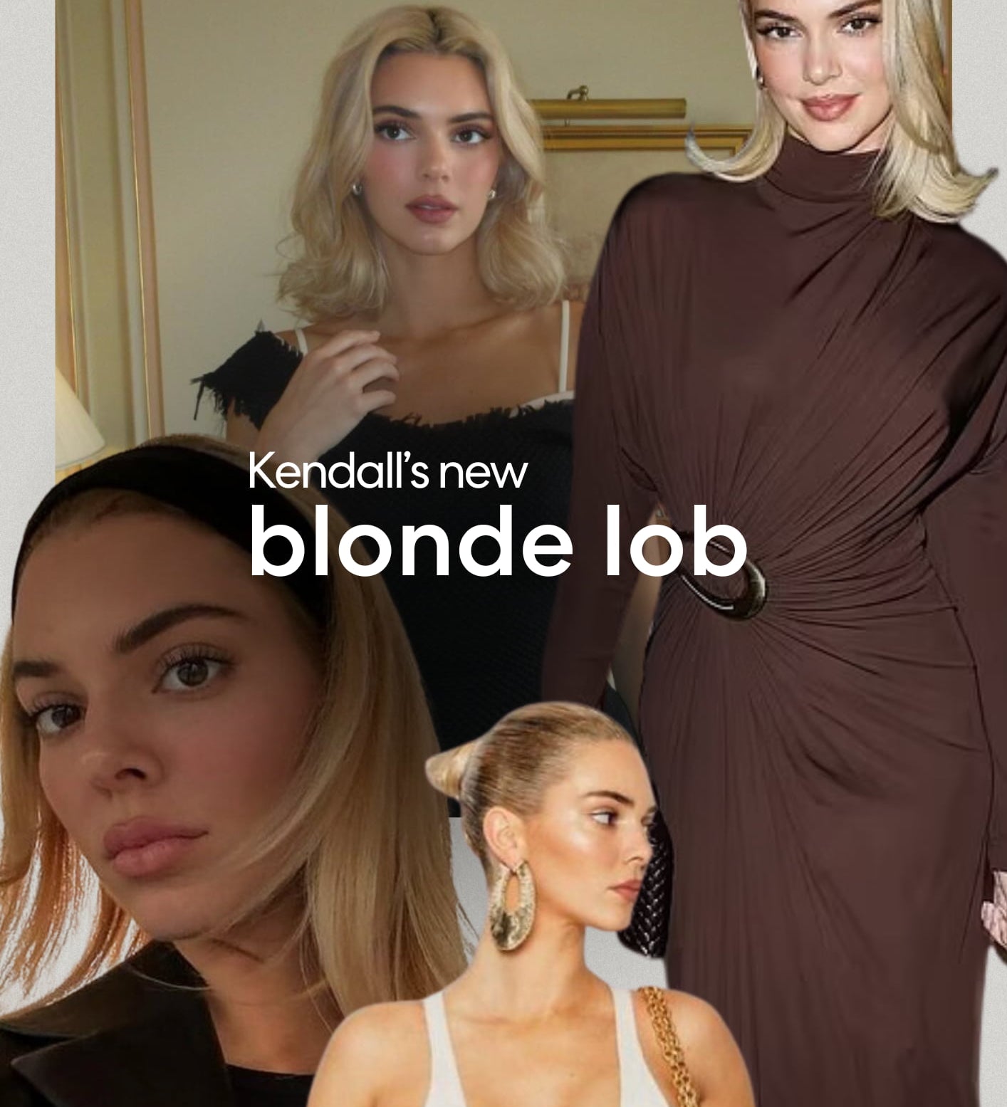 Kendall Jenner’s New Blonde Lob Is Everything
