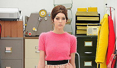 LONDON FASHION WEEK ORLA KIELY - HAIR BY LUKE HERSHESON