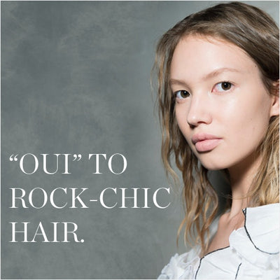 'OUI' TO THE ROCK-CHIC HAIR